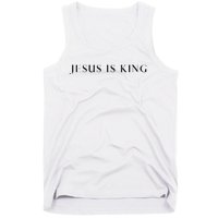 Jesus Is King Bold Modern Christian Tank Top