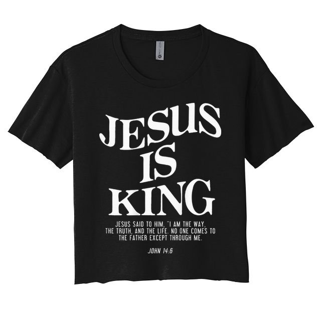 Jesus Is King Jesus John 146 Costume Christian Crop Top