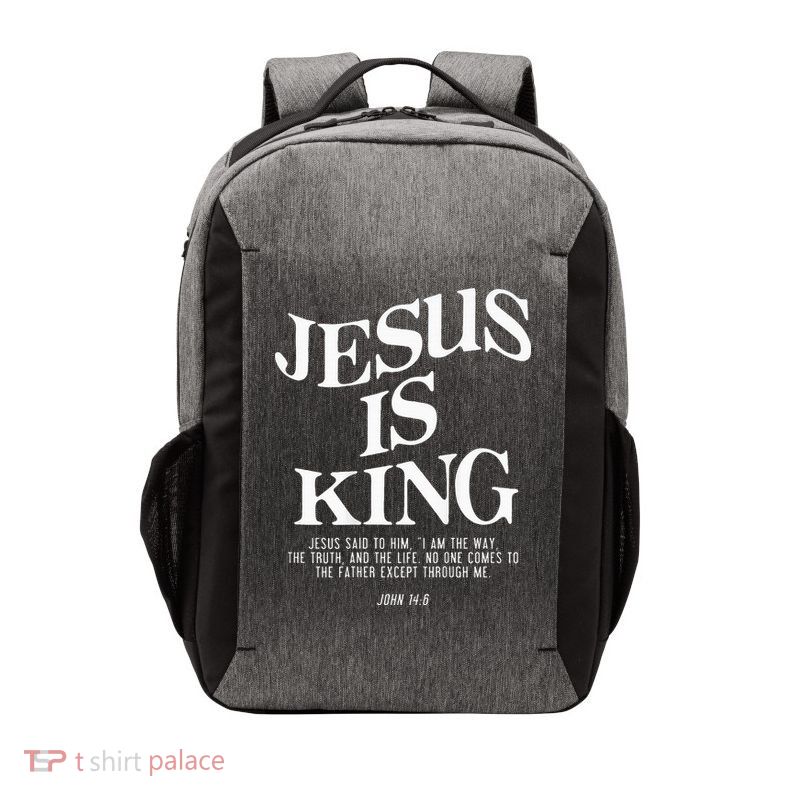 Jesus Is King Jesus John 146 Costume Christian Vector Backpack