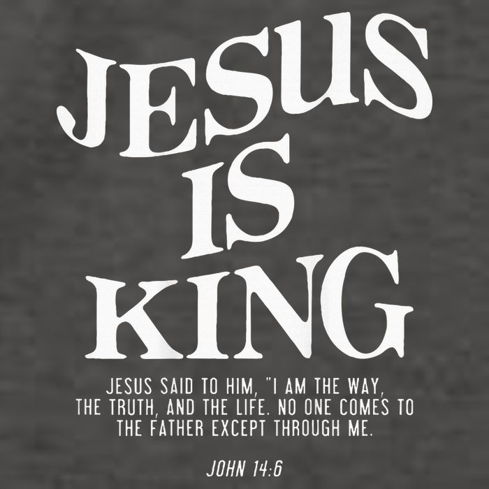 Jesus Is King Jesus John 146 Costume Christian Vector Backpack
