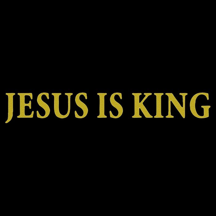 Jesus Is King Christian Flat Bill Trucker Hat