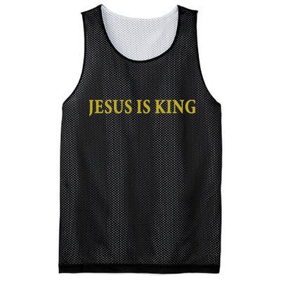 Jesus Is King Christian Mesh Reversible Basketball Jersey Tank