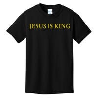 Jesus Is King Christian Kids T-Shirt