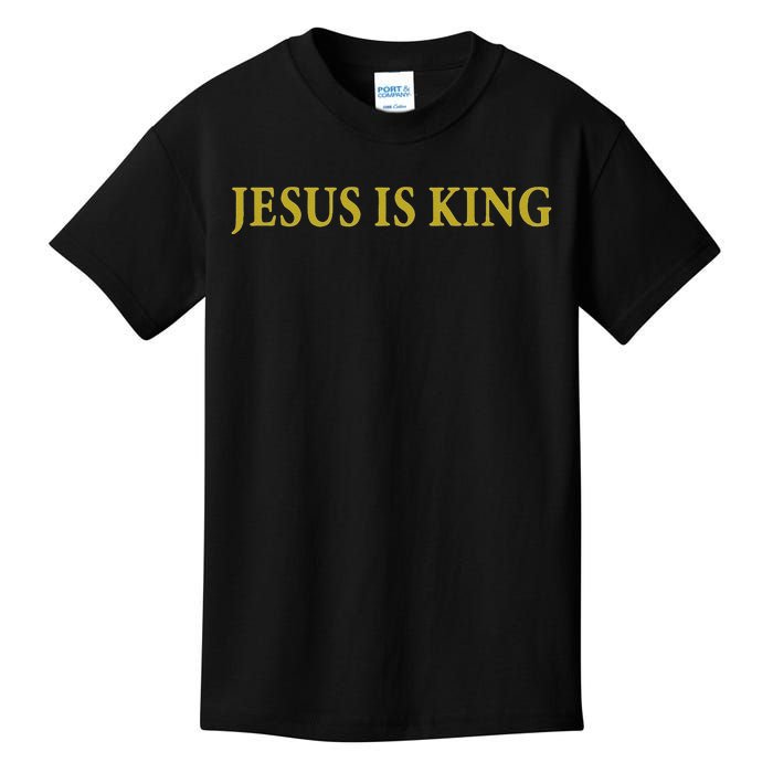 Jesus Is King Christian Kids T-Shirt