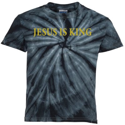 Jesus Is King Christian Kids Tie-Dye T-Shirt