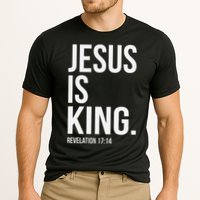 Jesus Is King Bible Scripture Christian Cooling Performance Crew T-Shirt
