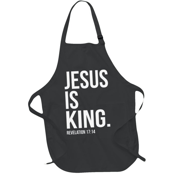 Jesus Is King Bible Scripture Christian Apron