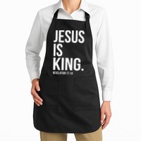 Jesus Is King Bible Scripture Christian Apron