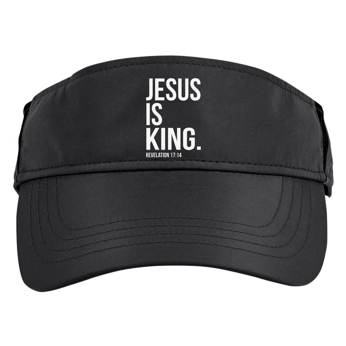 Jesus Is King Bible Scripture Christian Adult Drive Performance Visor