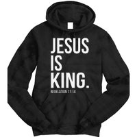 Jesus Is King Bible Scripture Christian Tie Dye Hoodie