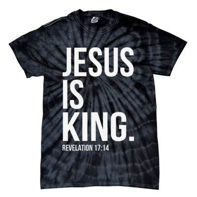 Jesus Is King Bible Scripture Christian Tie-Dye T-Shirt