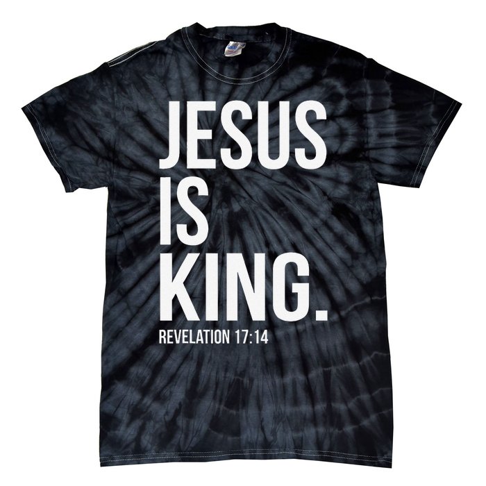 Jesus Is King Bible Scripture Christian Tie-Dye T-Shirt