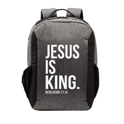 Jesus Is King Bible Scripture Christian Vector Backpack