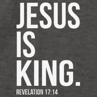 Jesus Is King Bible Scripture Christian Vector Backpack