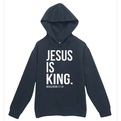 Jesus Is King Bible Scripture Christian Urban Pullover Hoodie