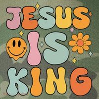 Jesus Is King Christian Religious Legacy Tie Dye Trucker Hat