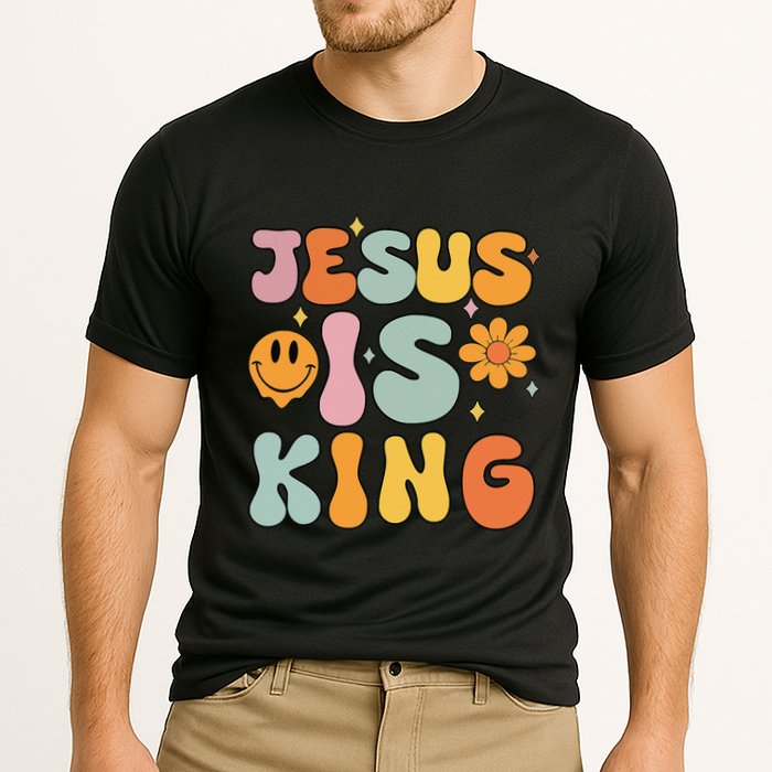Jesus Is King Christian Religious Cooling Performance Crew T-Shirt