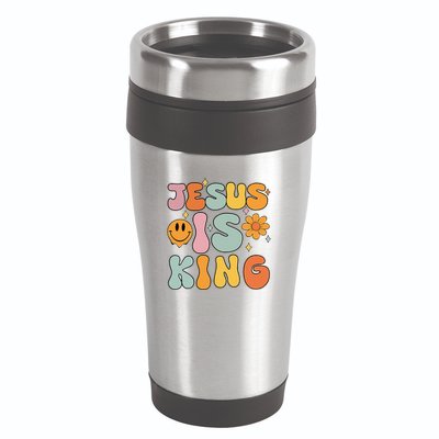Jesus Is King Christian Religious 16oz Travel Tumbler
