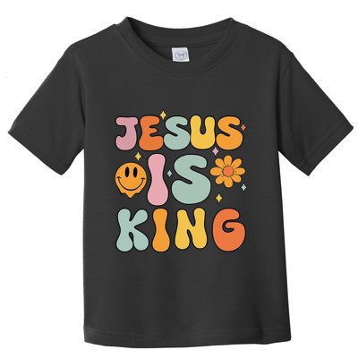 Jesus Is King Christian Religious Toddler T-Shirt