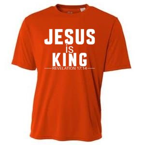 Jesus Is King Bible Verse Rev 17:14 Great Gift Cooling Performance Crew T-Shirt