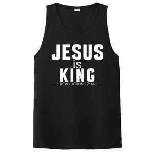 Jesus Is King Bible Verse Rev 17:14 Great Gift PosiCharge Competitor Tank