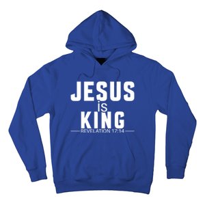 Jesus Is King Bible Verse Rev 17:14 Great Gift Hoodie