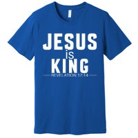 Jesus Is King Bible Verse Rev 17:14 Great Gift Premium T-Shirt