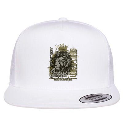 Jesus Is King Of Kings Jesus Lion Of Judah Christian Lion Flatbill Hat