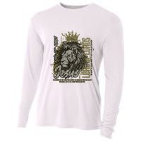 Jesus Is King Of Kings Jesus Lion Of Judah Christian Lion Cooling Performance Long Sleeve Crew