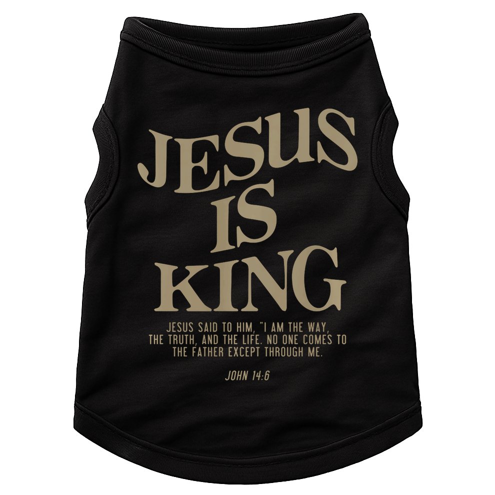 Jesus Is King Jesus John 146 Costume Christian Doggie Tank