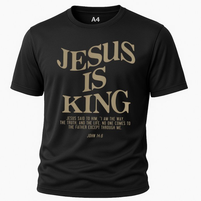 Jesus Is King Jesus John 146 Costume Christian Cooling Performance Crew T-Shirt