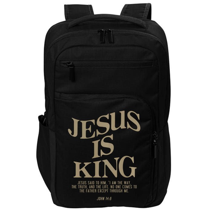 Jesus Is King Jesus John 146 Costume Christian Impact Tech Backpack