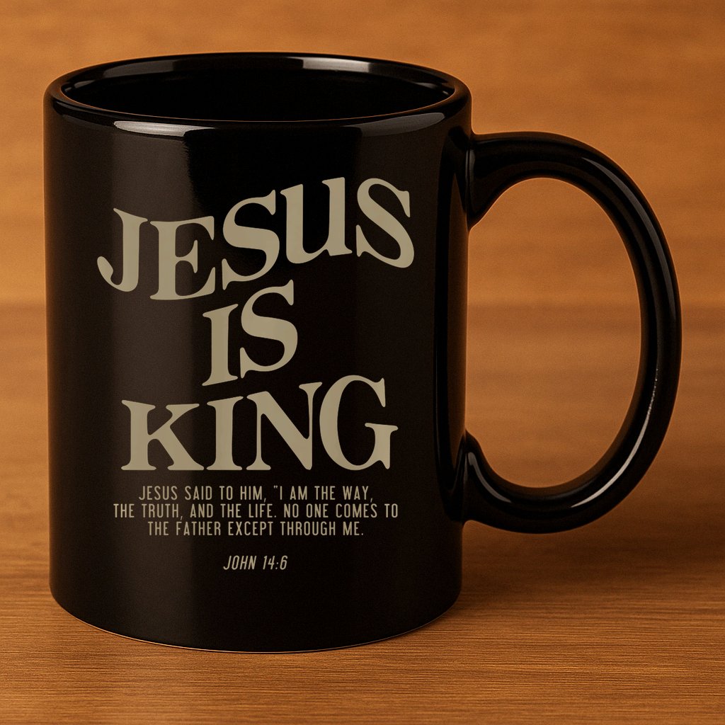 Jesus Is King Jesus John 146 Costume Christian 11oz C Handle Ceramic Mug