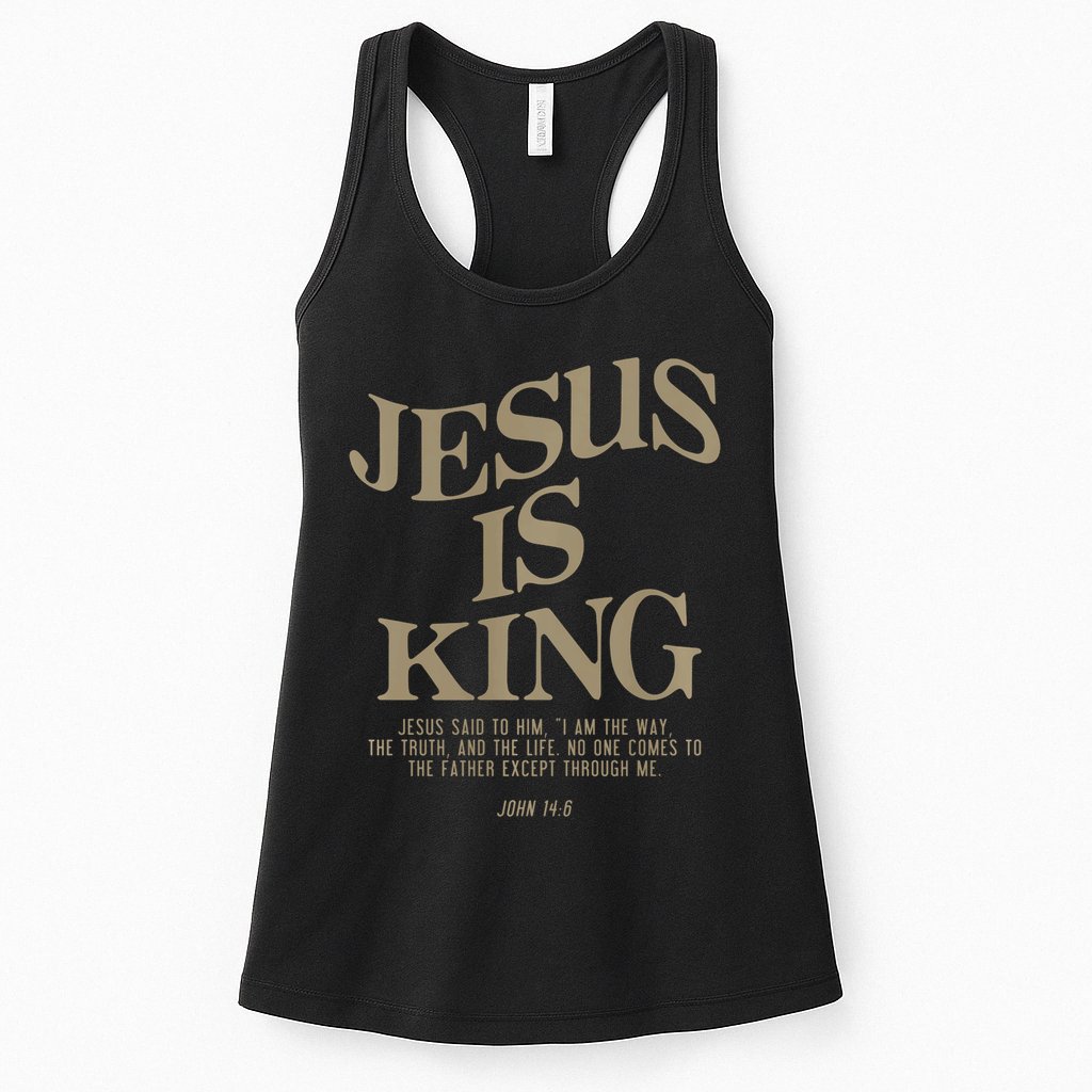 Jesus Is King Jesus John 146 Costume Christian Womens Tank Top