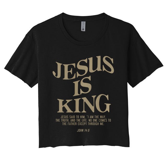 Jesus Is King Jesus John 146 Costume Christian Crop Top