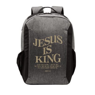 Jesus Is King Jesus John 146 Costume Christian Vector Backpack