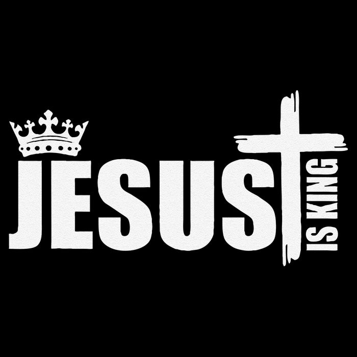 Jesus Is King Simple Crown Logo Performance Shirt