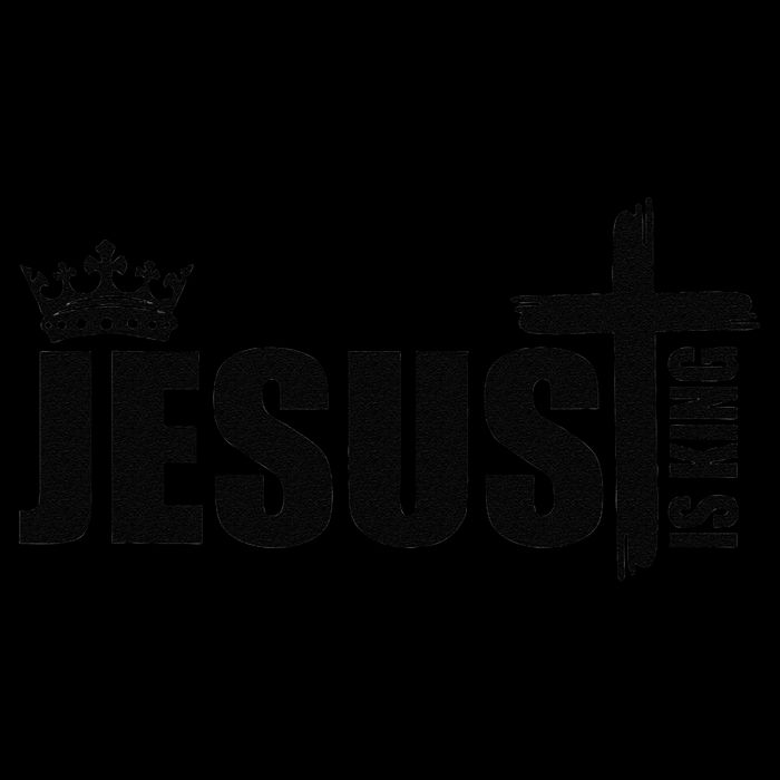 Jesus Is King Simple Crown Logo Mug