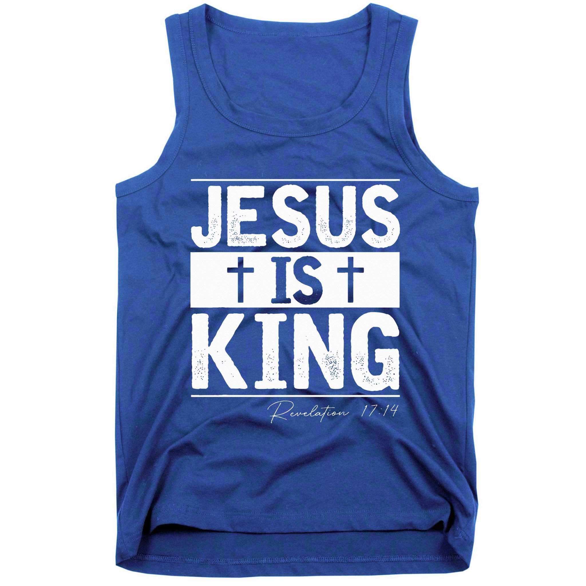 Jesus Is King Jesus Costume Adult Christian  Tank Top