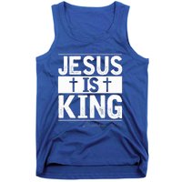 Jesus Is King Jesus Costume Adult Christian  Tank Top