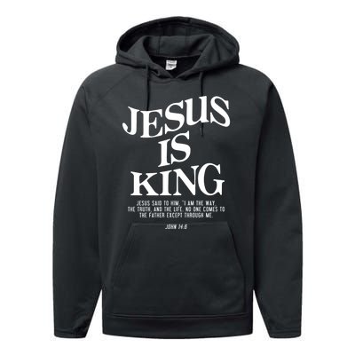 Jesus Is King Jesus John 14:6 Costume Christian Performance Fleece Hoodie