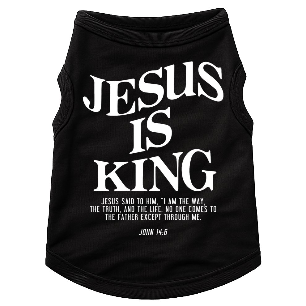 Jesus Is King Jesus John 14:6 Costume Christian Doggie Tank