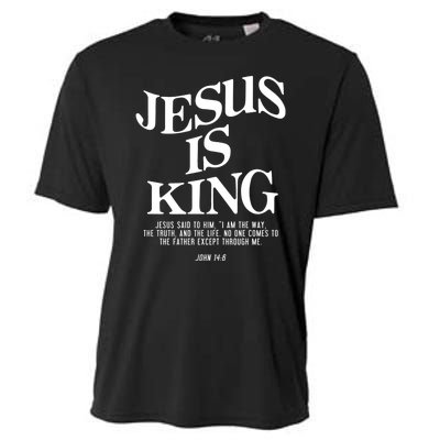 Jesus Is King Jesus John 14:6 Costume Christian Cooling Performance Crew T-Shirt