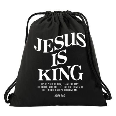 Jesus Is King Jesus John 14:6 Costume Christian Drawstring Bag