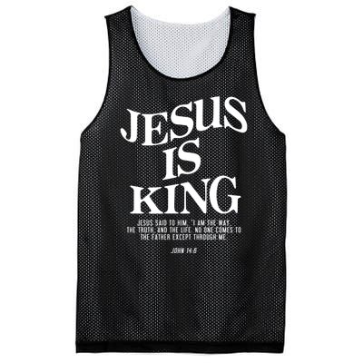 Jesus Is King Jesus John 14:6 Costume Christian Mesh Reversible Basketball Jersey Tank