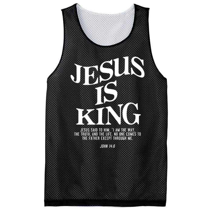 Jesus Is King Jesus John 14:6 Costume Christian Mesh Reversible Basketball Jersey Tank