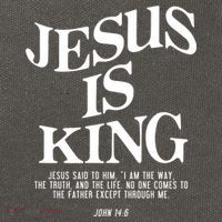 Jesus Is King Jesus John 14:6 Costume Christian Cotton Canvas Backpack