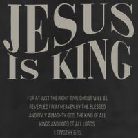 Jesus Is King Christian Cool Comfort Performance Bucket Hat