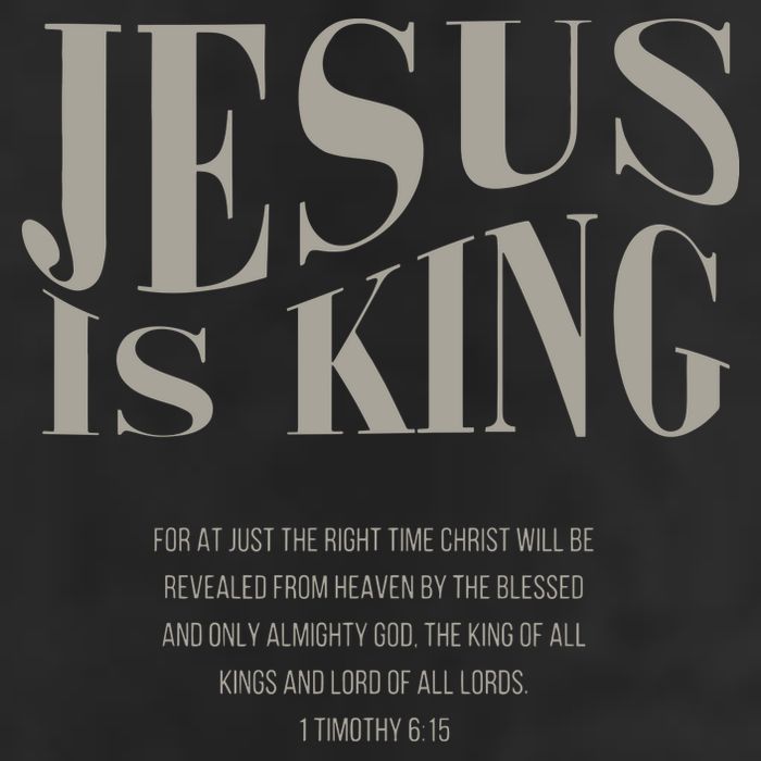 Jesus Is King Christian Cool Comfort Performance Bucket Hat