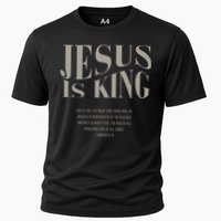 Jesus Is King Christian Cooling Performance Crew T-Shirt
